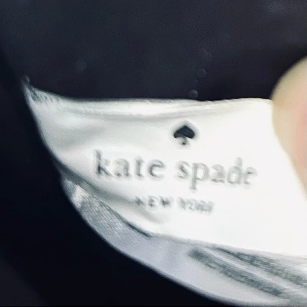 Kate Spade Black and White Striped Tablet Sleeve Like New